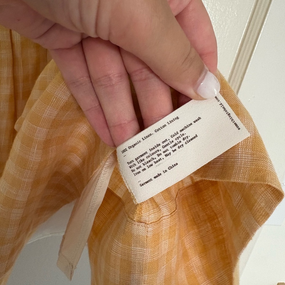 Something to Hold Tent Blouse Rhodes Yellow - Picture 5 of 6
